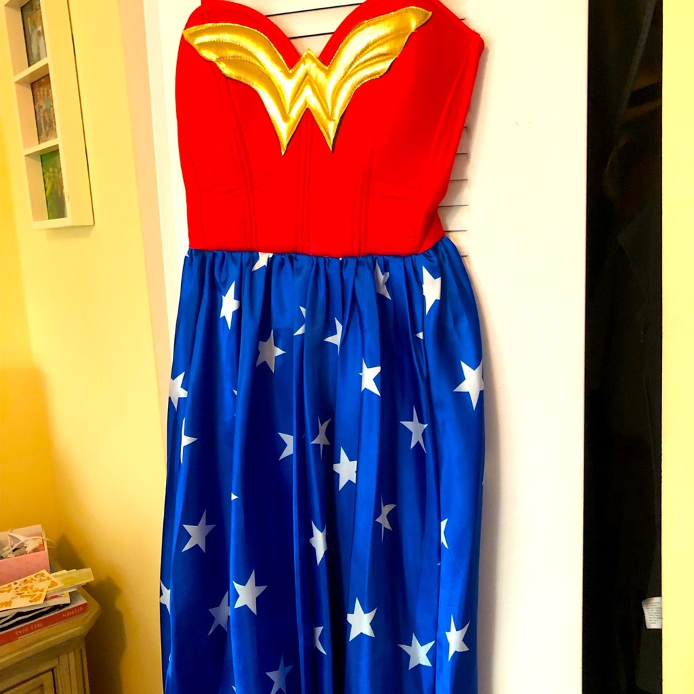 Superhero Star Costume for Kids - Red, Blue, and Gold